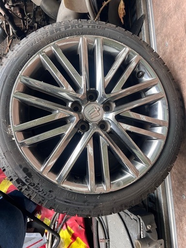 バリ溝　2023 　225/45R18 トヨタ　クラウン　純正アルミ　4本セット　スタッドレス　18インチ　アルミ　