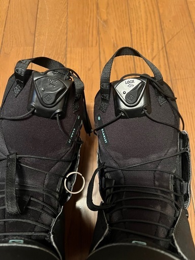 Salomon スノーボードブーツ ブラック/ターコイズ　22.5cm