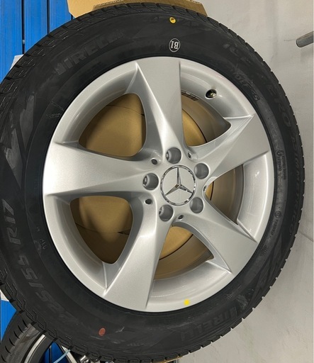 新品未使用　新型Ｖクラス　メルセデス　ベンツ　447 Vクラス用　スタッドレス　アルミセット