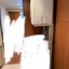 パナソニック衣類乾燥機、設置台付きの画像