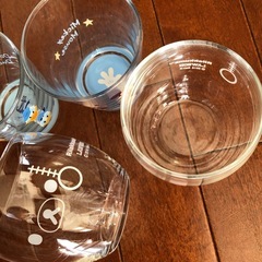 キャラクターグラスセット　4つの画像