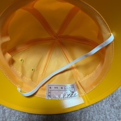 新品未使用　通学帽　黄色帽子　女の子の画像