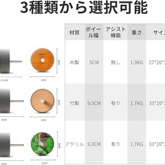 【mobi fitness】プレミアム腹筋ローラー 筋トレグッズ 1.75kgの画像