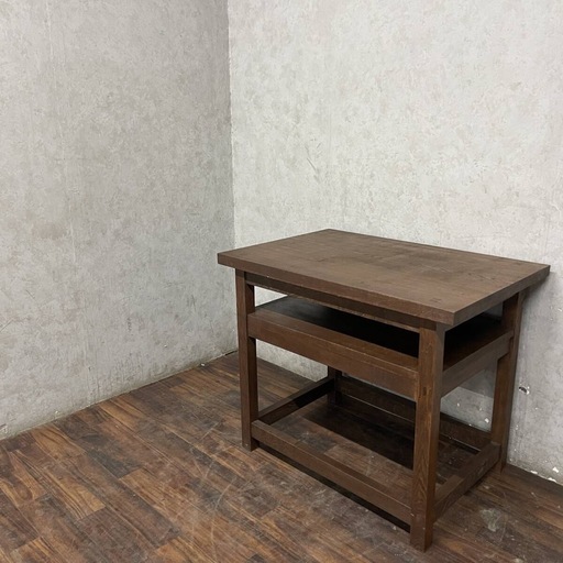 ww5/37 ヴィンテージ オーク材 テーブル W90×D60.5×H70cm 古家具 古民具 アンティーク 家具 作業台 机 デスク