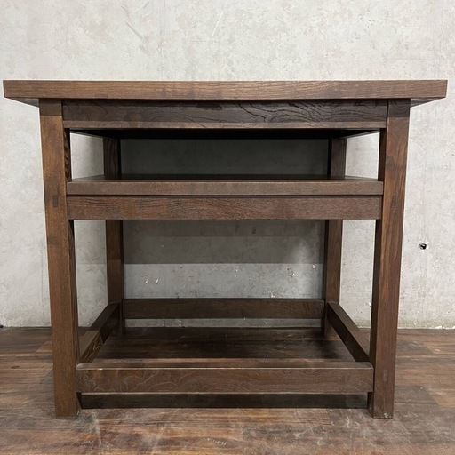 ww5/37 ヴィンテージ オーク材 テーブル W90×D60.5×H70cm 古家具 古民具 アンティーク 家具 作業台 机 デスク