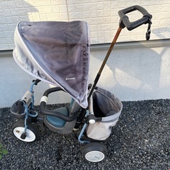 三輪車　押しぐるま　ペダルなしの画像