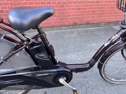 Panasonic電動アシスト自転車 シティタイプ 前カゴ付きダークブラウン
