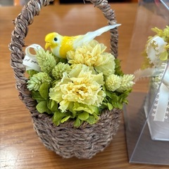 置き物　オブジェ　花の画像