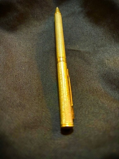 ☆【旧車・日産シーマ10周年記念ゴ－ルド・ボールペン」】☆昭和レトロ