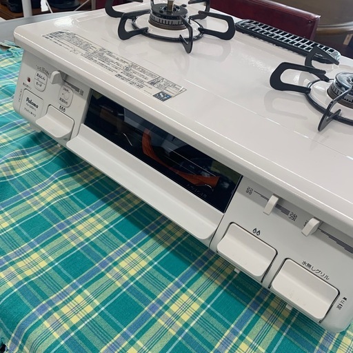 美原店　LP ガステーブル 2022年製 幅59cm パロマ ガスコンロ 左強火 PA-S45H-L