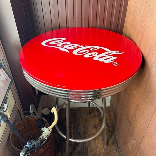 ラットフィンク ガレージテーブル ラウンドテーブル（移動中）コーヒーテーブル #インダストリアル家具 #アメリカンヴィンテージ部屋 #アメリカンインテリア #RATFINK #BASE RAT FINK ガレージテーブル インダストリアルテーブル アメリカン家具
