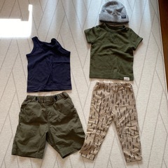 有償と一緒で無料　80 服セットの画像