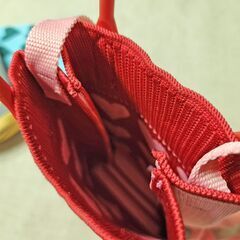 ♪新品未使用♪　斜めがけ カジュアルハート模様 ポシェット・ミニショルダー・トートバッグ の画像