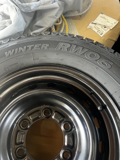 25年製 新品 スタッドレス ホイール4本セット 195\80\R15  ハイエースなどに　