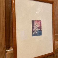 激レア❣️ピノキオ リトグラフ イタリアンレトロ 高級木製フレーム 可愛い の画像