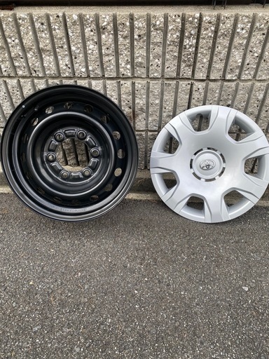 ハイエーススチールホイール　樹脂キャップ　4本　　　　