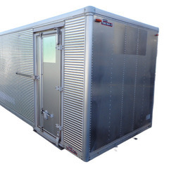 トラックコンテナ 箱 4570x2180x2450 シャッター ワイドロング アルミバン 冷凍冷蔵 保冷 倉庫 物置 ガレージ コンテナハウス 愛媛よりの画像