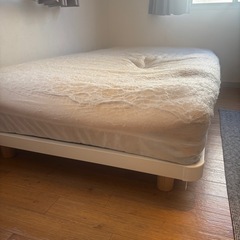 【1/28まで】無印良品 シングルベッドフレーム マットレス付　の画像