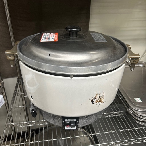 7104 ガス炊飯器 リンナイ 5升炊 4.0～10L 業務用 RR-50S1 都市ガス