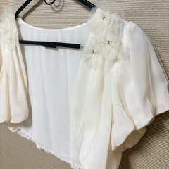 ボレロ  結婚式 アイボリーの画像