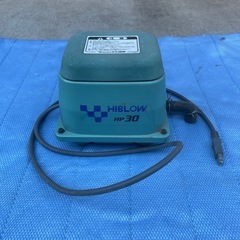 f●■ジャンク品 浄化槽ブロワーHP-30「HIBLOW AIR PUMP HP-30」テクノ高槻 カバー付きの画像