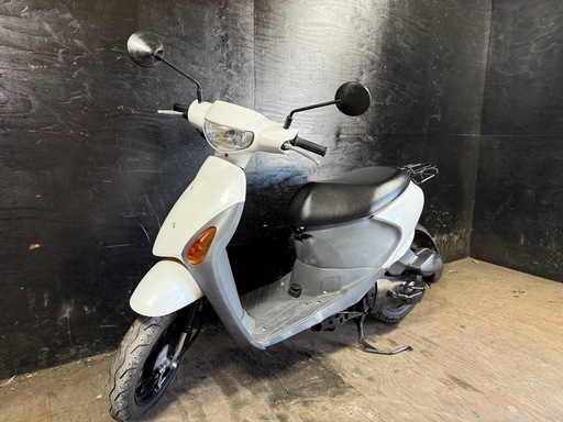 ★支払総額4.8万円★定休日なし！いつでも現車確認可能です！ スズキ レッツ4 白 CA45A 外観良好！ 4ストインジェクション！ 集中キー！ ちょっとした足に♪