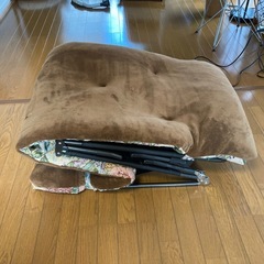 簡易 折りたたみベッド   リクライニングの画像