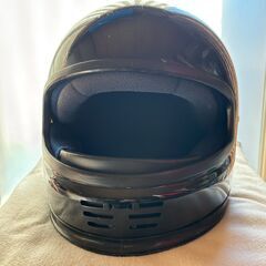 フルフェイスヘルメット　シールドなし、使用感ありの画像