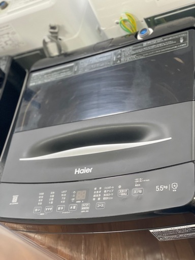 送料・設置込み可?表示価格より10%OFF? 洗濯機 5.5kg Haier 2024年 