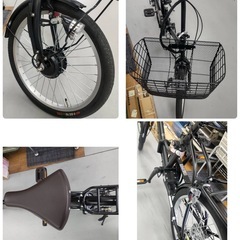 R053 ☀️ ジモティー限定特別価格！ 美品です！ SAIMOTO 電動アシスト自転車 折りたたみ  / 20インチ / 6段ギア / LEDオート / ローラーブレーキの画像