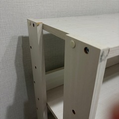 【譲ります】木製オープンラック ホワイト10,11,12日限定の画像