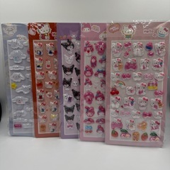 サンリオ①ボンボンドロップシール　5点セット の画像