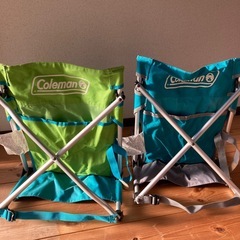 Coleman 座椅子 チェア ２脚の画像
