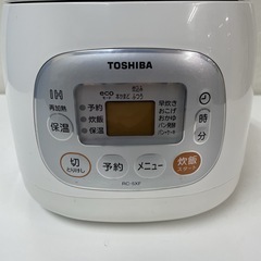 R724 ☀️ TOSHIBA IH炊飯ジャー 3合炊き RC-5XF ⭐ 動作確認済 ⭐ クリーニング済の画像