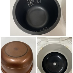 R724 ☀️ TOSHIBA IH炊飯ジャー 3合炊き RC-5XF ⭐ 動作確認済 ⭐ クリーニング済の画像