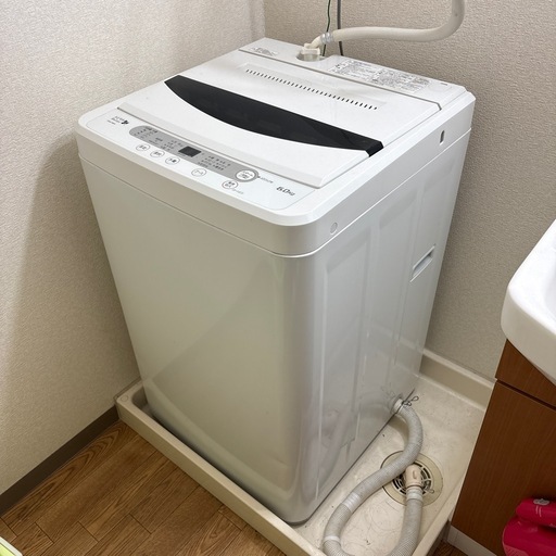 洗濯機ヤマダ電機6kg (あき) 名張の生活家電《洗濯機》の中古あげます