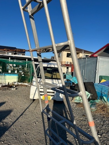 アルミ三脚　約310センチ　庭　園芸