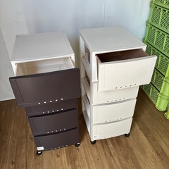 決まりました。キャスター付き4段引き出し収納ボックスの画像