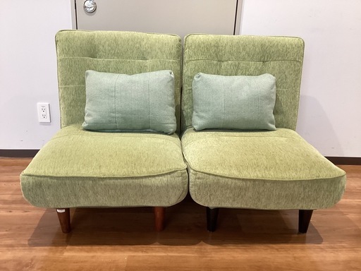 一人掛けソファ2脚セット【町田市再生家具】252888