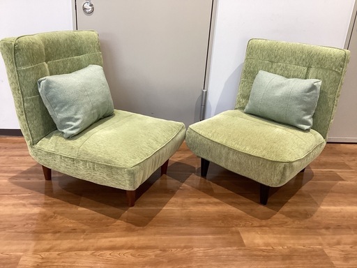 一人掛けソファ2脚セット【町田市再生家具】252888