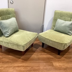 一人掛けソファ2脚セット【町田市再生家具】252888の画像