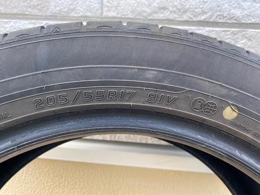 【引渡済】205/55R17 夏タイヤ エナセーブ 4本