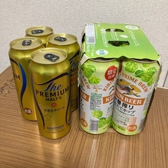 缶ビール ロング缶 10本 キリン 一番搾り とれたてホップ 500ml 6本 サントリー プレミアムモルツ 4本 の画像