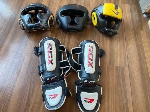 【中古】ヘッドギア、レガース