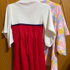 【80サイズ】袴風 ロンパース｜ひな祭り・初節句・記念撮影にの画像
