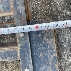 2輪デッチ！石材　建築　運搬車に使用していました。の画像