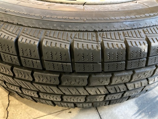 195/80R15 スタッドレス タイヤ ナンカン 日産純正スチールホイール　キャラバン等