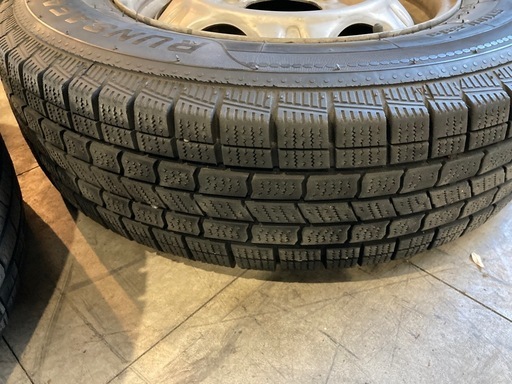 195/80R15 スタッドレス タイヤ ナンカン 日産純正スチールホイール　キャラバン等