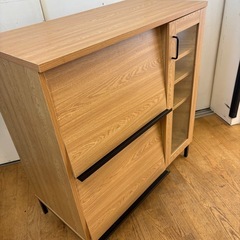 ジモティー特別価格🉐 N1260★キッチンボード★キッチンカウンター★食器棚★幅895mmの画像