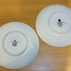 A8010【ウエッジウッド】 コロンビア セージグリーン リー 2客 新旧刻印の画像